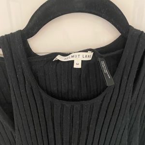 Helmet Lang black two piece tank